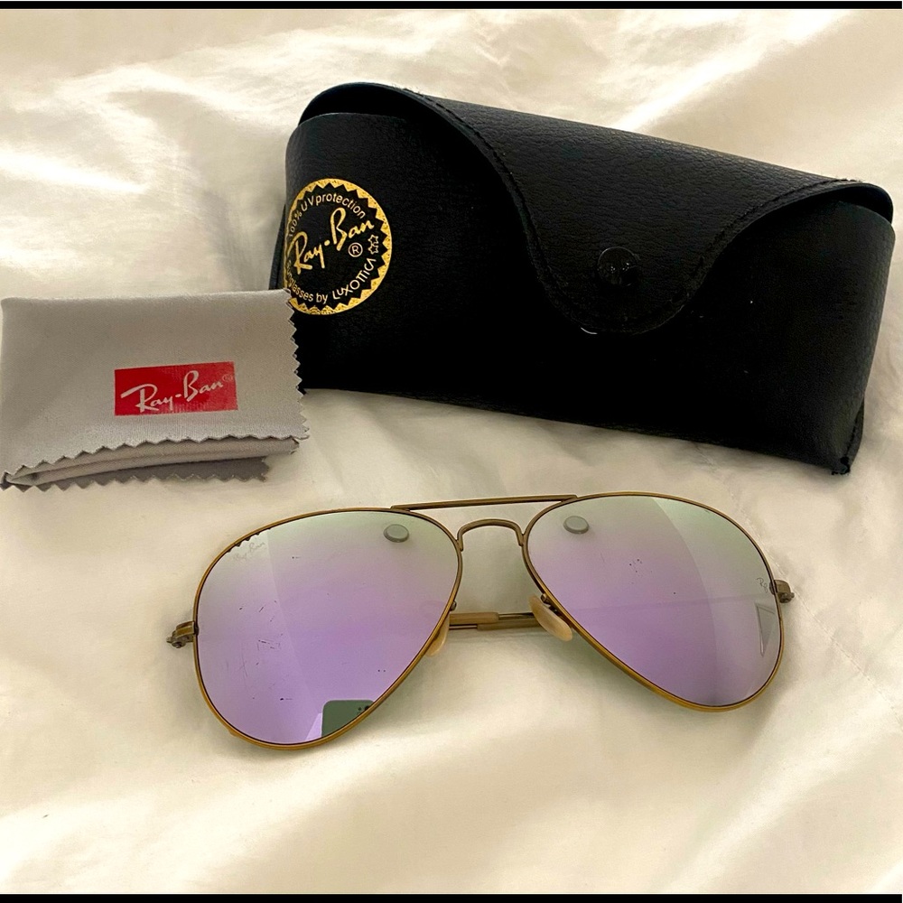 Ray Ban Aviator Flash Lenses